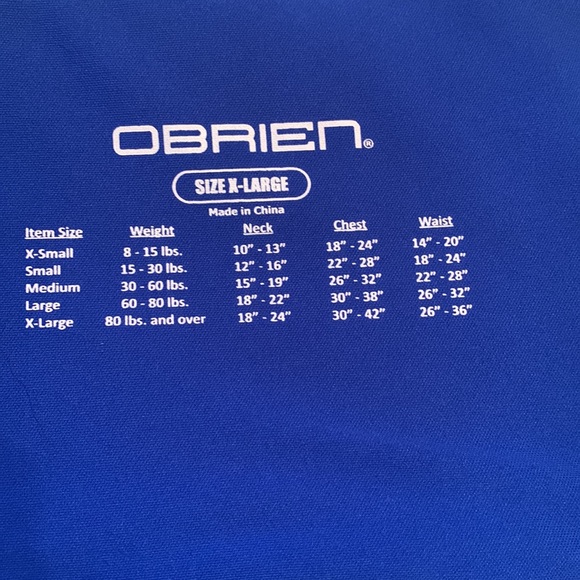 OBRIEN XL Dog Swim Vest. Good Condition - Picture 4 of 11